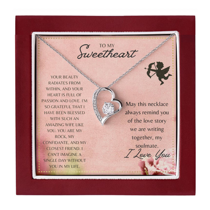JGF Jewelry Gifts for Family Will You Be My Valentine Card For Wife