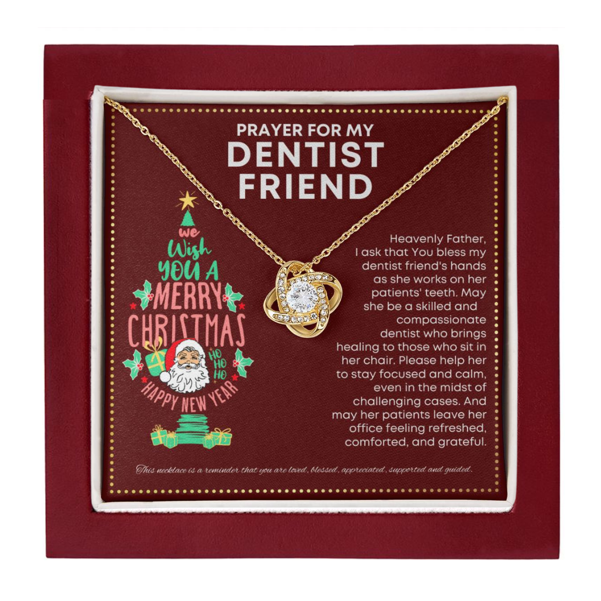 JGF Jewelry Gifts for Family I Love My Dentist Friend