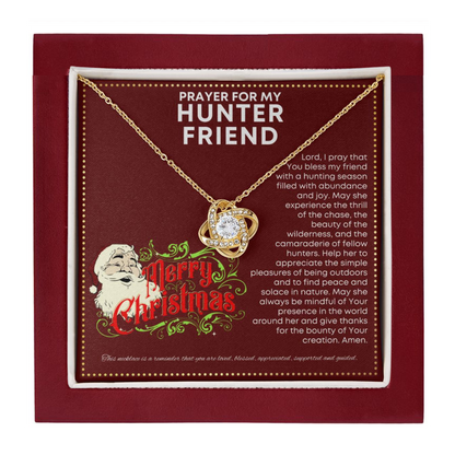 JGF Jewelry Gifts for Family Prayer For My Hunter Friend For Women