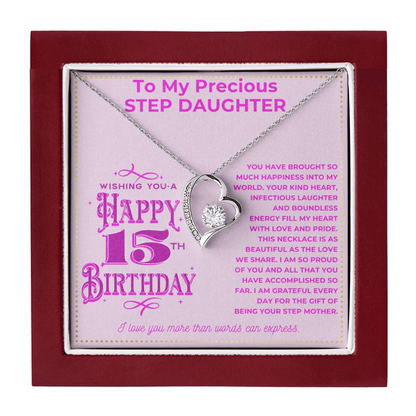 JGF Jewelry Gifts for Family 15th Birthday Gifts for Stepdaughter From Mom And Dad
