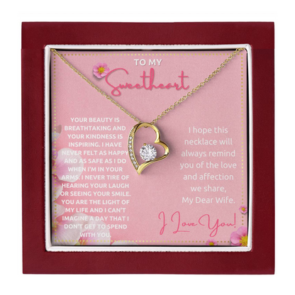 JGF Jewelry Gifts for Family Silver Simple Heart Necklace
