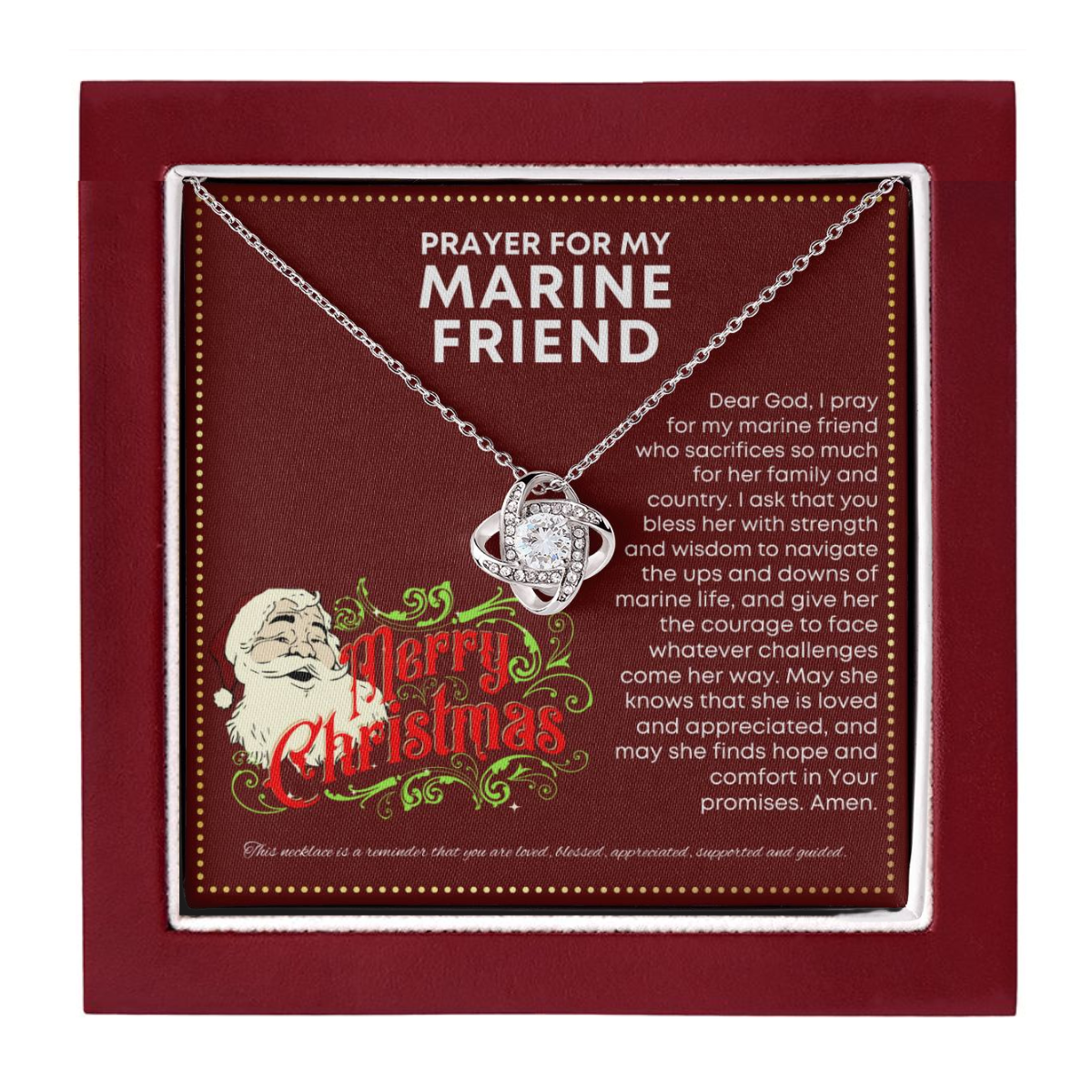 JGF Jewelry Gifts for Family I Love My Marine Friend