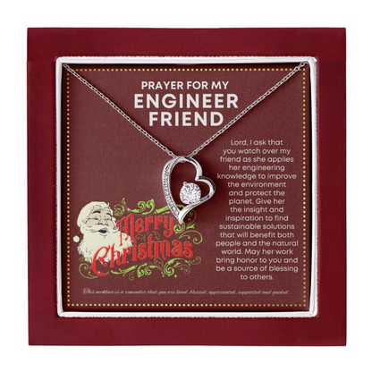 JGF Jewelry Gifts for Family Software Programmer Engineer Gifts Cute Simple Heart Necklace