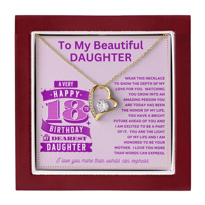 JGF Jewelry Gifts for Family Birthday Gifts for 18 Year Old Daughter Turning 18th
