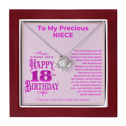 JGF Jewelry Gifts for Family Happy 18th Birthday Gifts For Niece Adult From Aunt