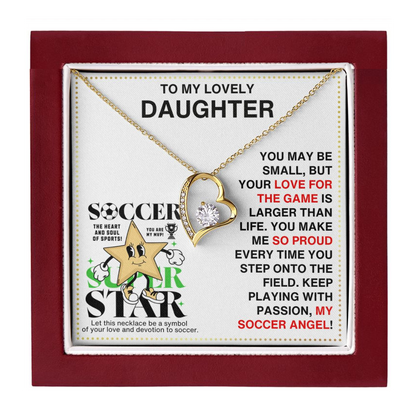 JGF Jewelry Gifts for Family Soccer Necklace For Girls