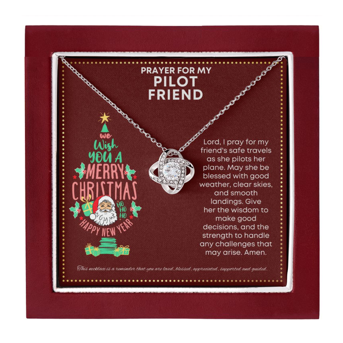 JGF Jewelry Gifts for Family Gift For Pilot Friend BFF Gifts For Adult Women Female Coworker