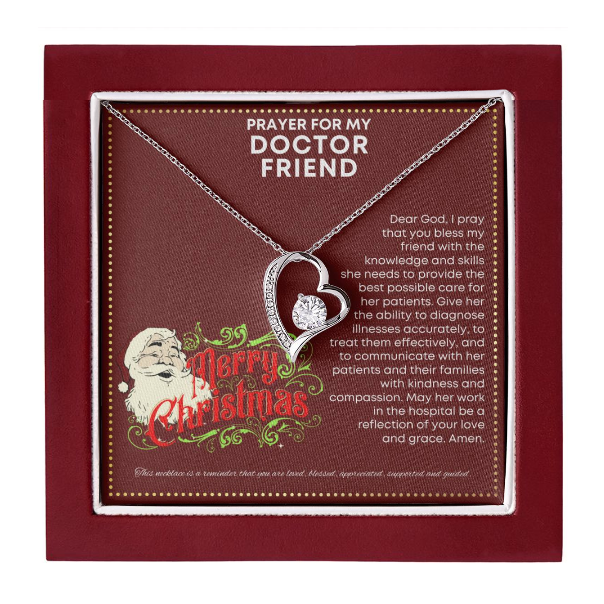 JGF Jewelry Gifts for Family My Friend Is A Doctor Female