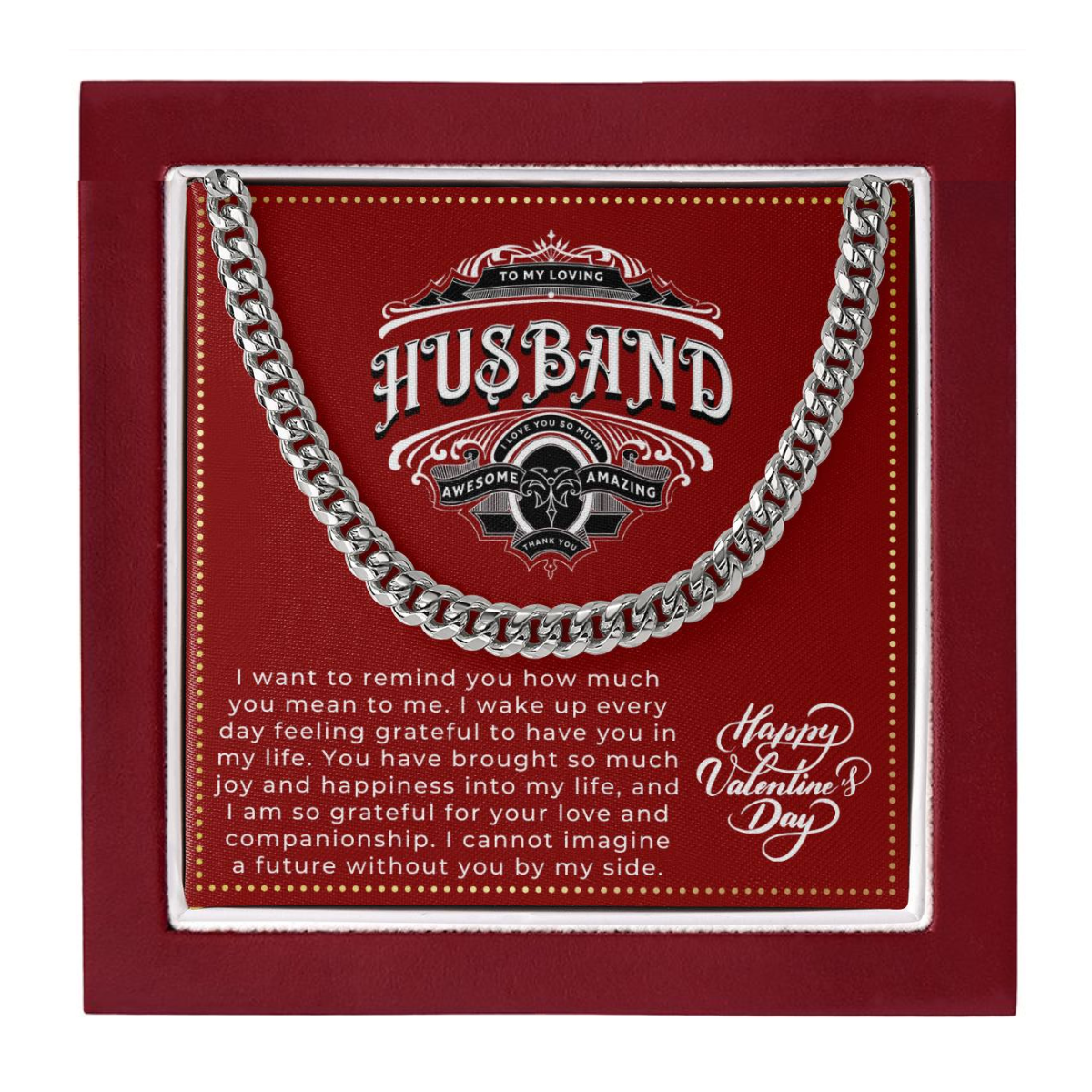 JGF Jewelry Gifts for Family Valentines Day Gifts For Husband Newly Married