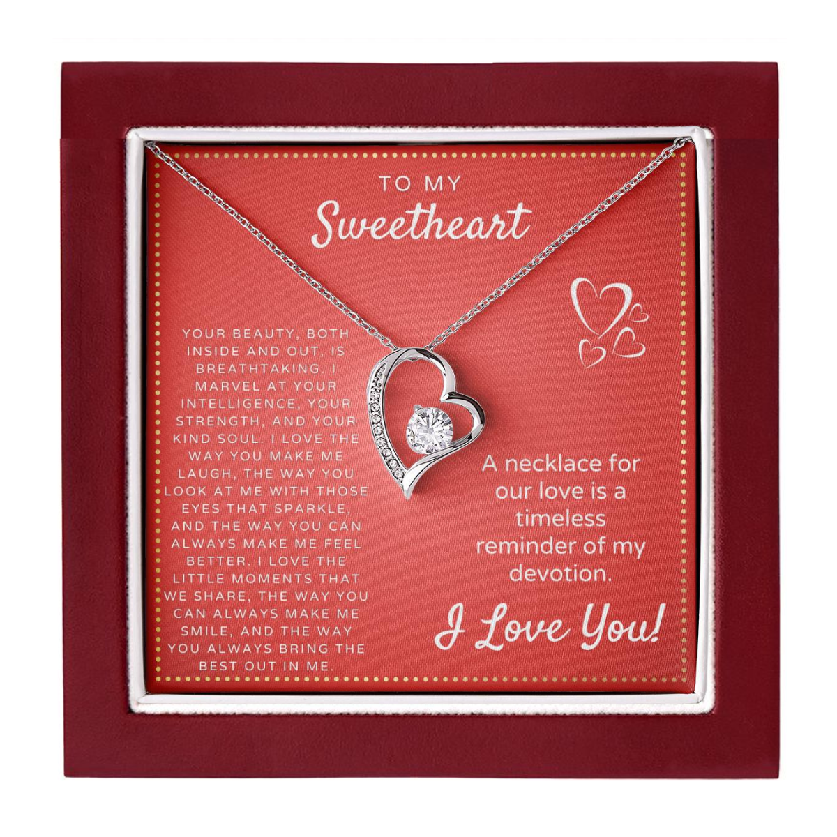 JGF Jewelry Gifts for Family Gifts For My Sweetheart