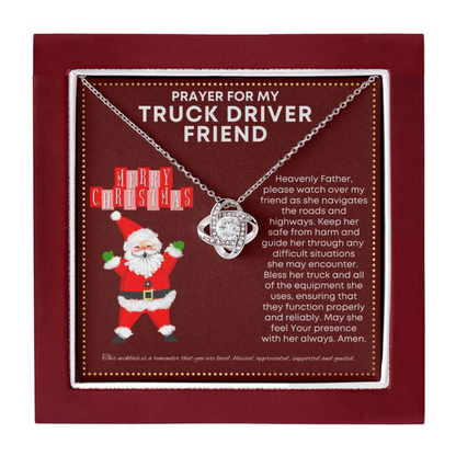 JGF Jewelry Gifts for Family Prayer For My Truck Driver Friend