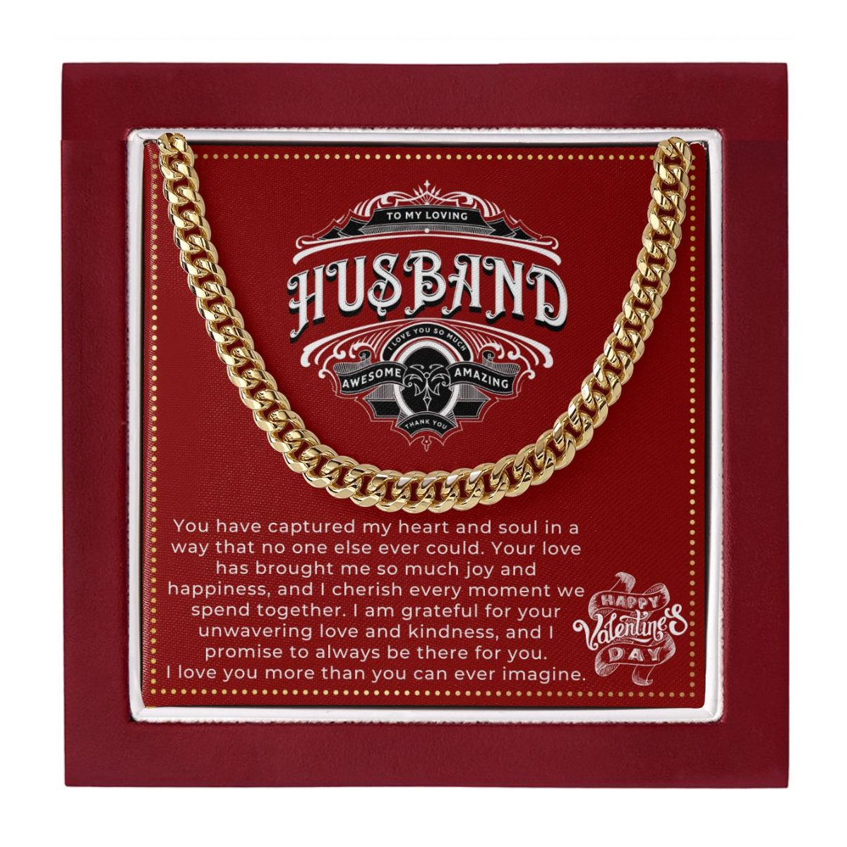 JGF Jewelry Gifts for Family Cute Valentines Day Gifts For Him Necklaces