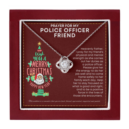 JGF Jewelry Gifts for Family I Love My Police Office Friend