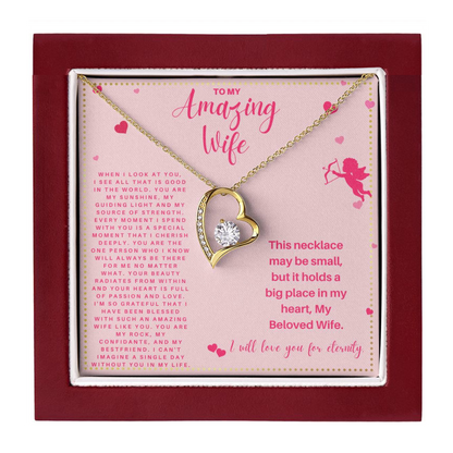 JGF Jewelry Gifts for Family To My Amazing Wife Necklace