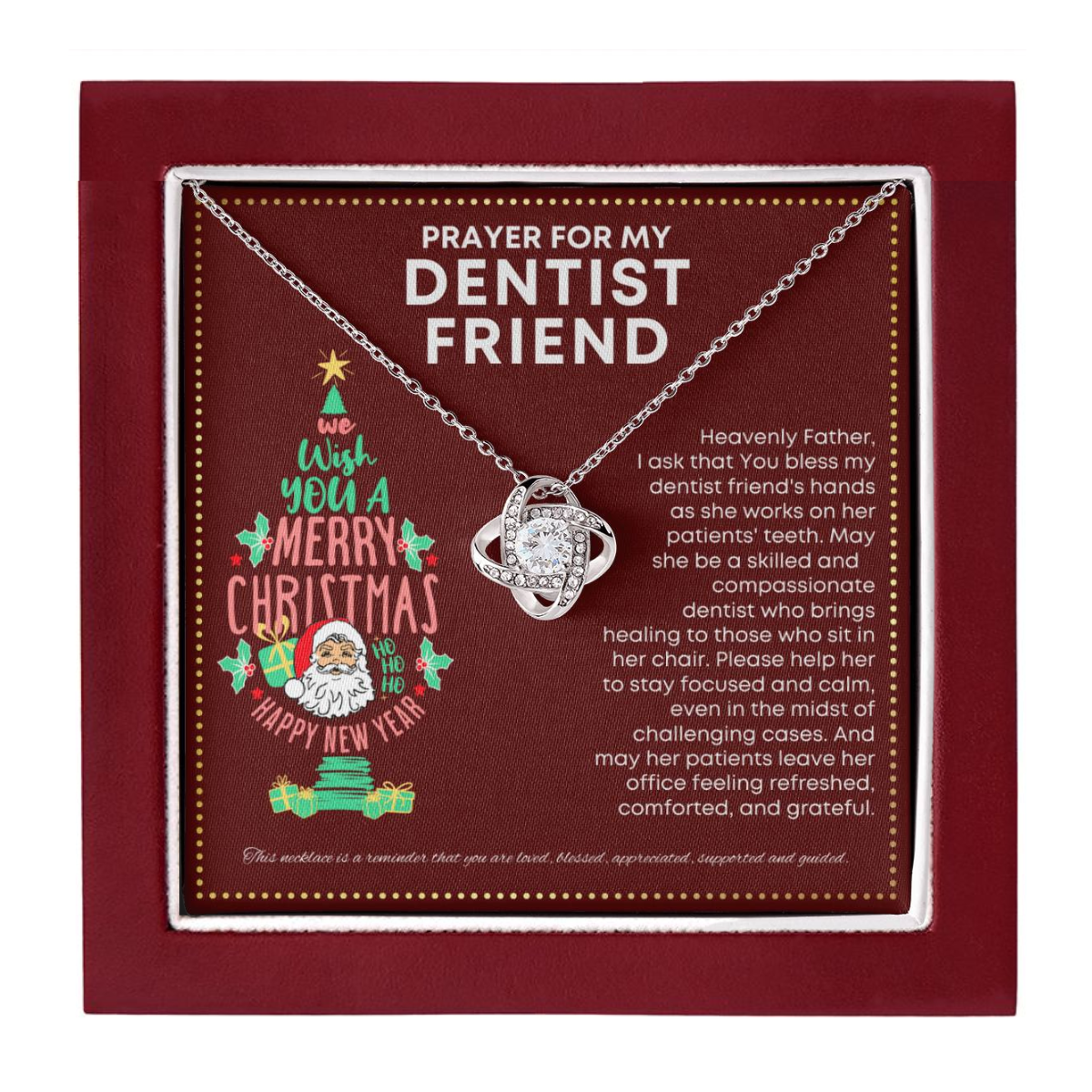 JGF Jewelry Gifts for Family I Love My Dentist Friend