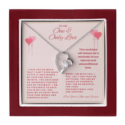JGF Jewelry Gifts for Family To My Wife Necklace From Husband on Valentine's Day