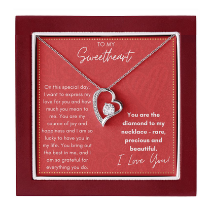 JGF Jewelry Gifts for Family To My Wife I Love You Necklace