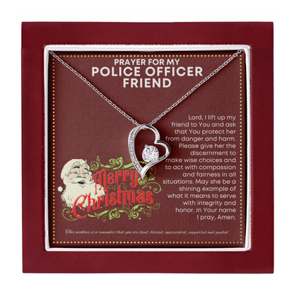 JGF Jewelry Gifts for Family My Friend Is A Police Officer Women