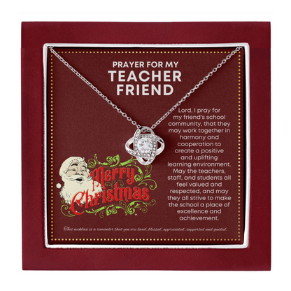 JGF Jewelry Gifts for Family Thank You Christmas Prayer For Gift For My New Teacher Friend