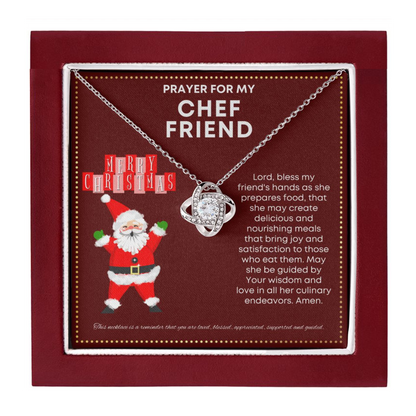 JGF Jewelry Gifts for Family Prayer For My Female Chef Friend