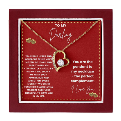JGF Jewelry Gifts for Family Simple Silver Heart Necklaces For Women