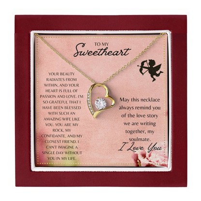 JGF Jewelry Gifts for Family Will You Be My Valentine Card For Wife