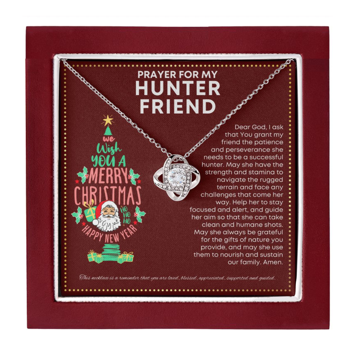 JGF Jewelry Gifts for Family Gift For My Hunter Friend For Women