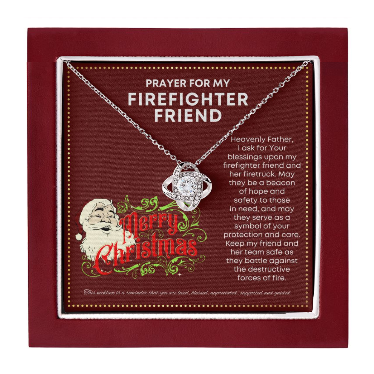 JGF Jewelry Gifts for Family My Friend Is A Firefighter