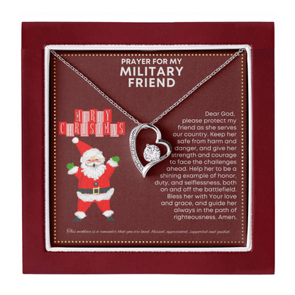 JGF Jewelry Gifts for Family Proud Military Friend Necklace For Her Women