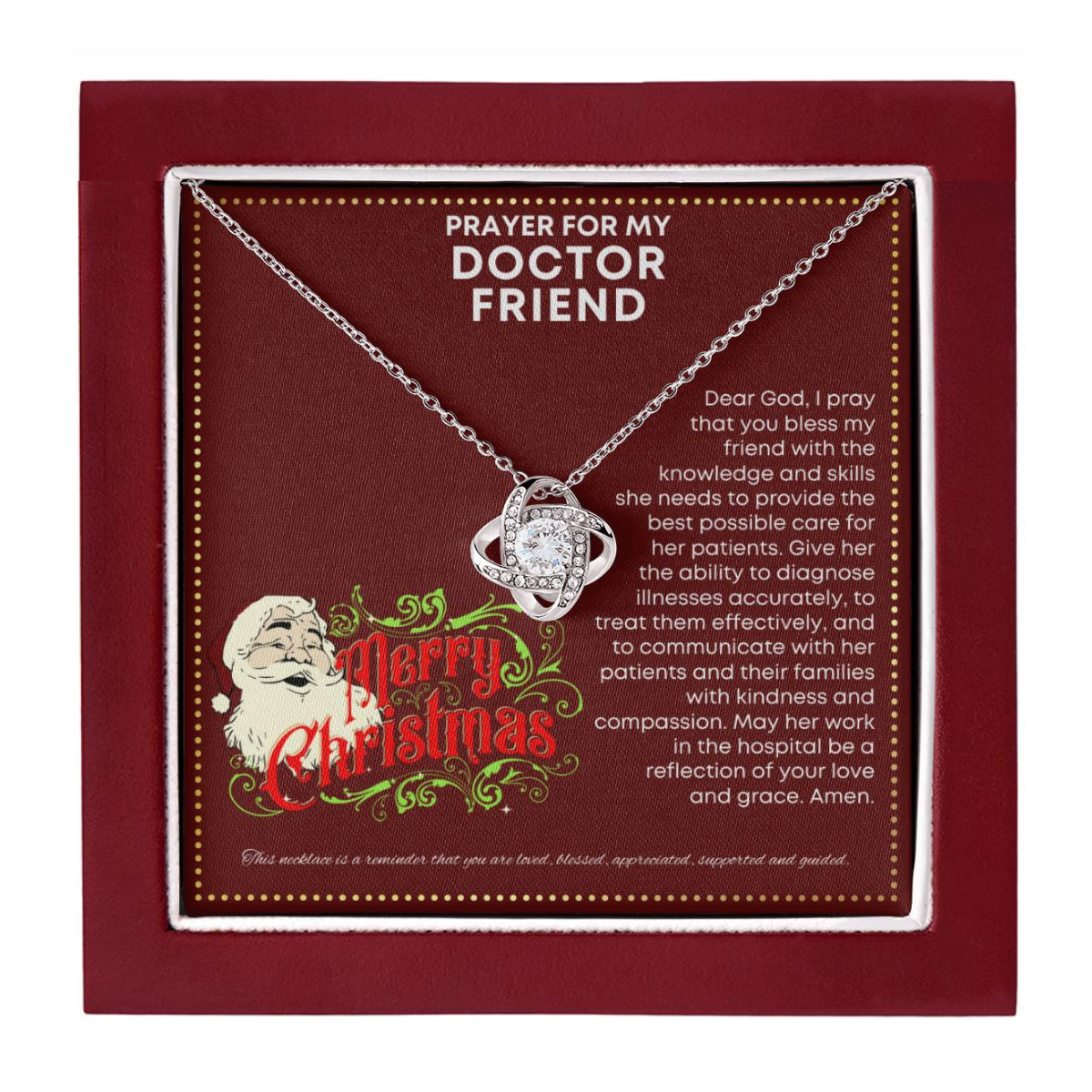 JGF Jewelry Gifts for Family I Love My Female Doctor Friend