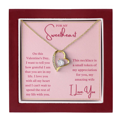 JGF Jewelry Gifts for Family Heart Shaped Necklaces For Women