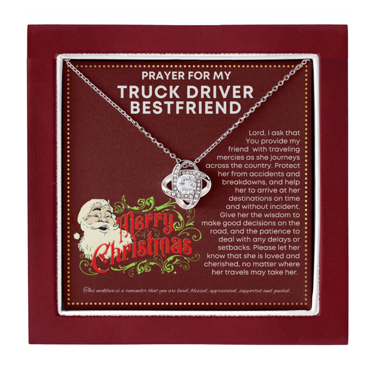 JGF Jewelry Gifts for Family Necklace Gift For My Truck Driver Female Adult Friend