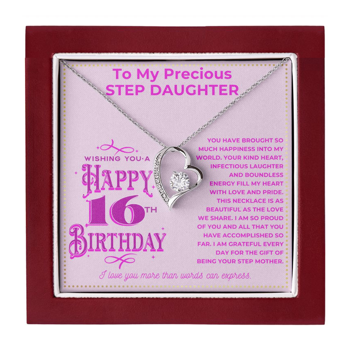 JGF Jewelry Gifts for Family Sterling Silver Sweet 16 Birthday Jewelry Gifts for Girls