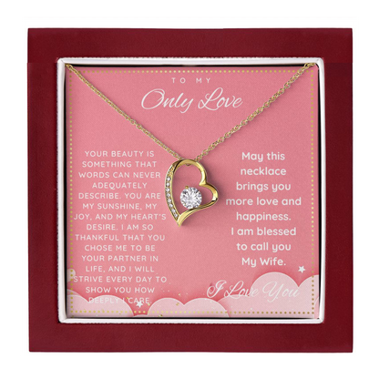 JGF Jewelry Gifts for Family To My Future Wife Necklace on Valentine's Day