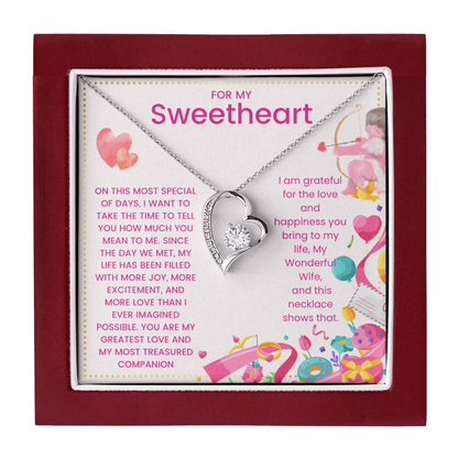 JGF Jewelry Gifts for Family Will You Be My Valentine Card for Sweetheart