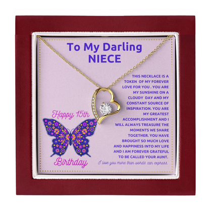 JGF Jewelry Gifts for Family Happy Birthday 15th Niece For Teen Girls