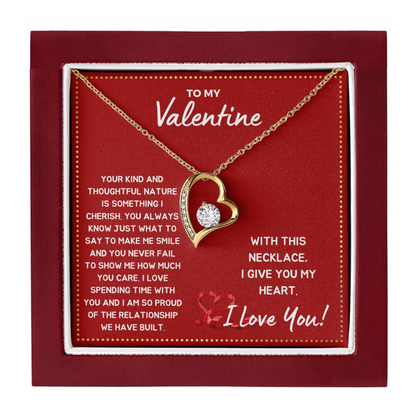 JGF Jewelry Gifts for Family Will You Be My Valentine Card For Her