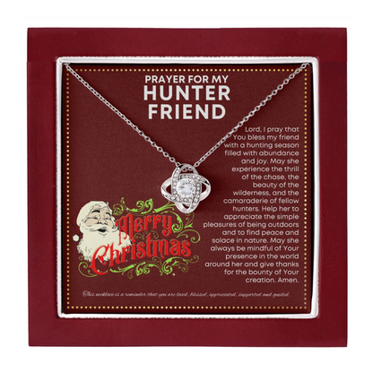 JGF Jewelry Gifts for Family Prayer For My Hunter Friend For Women