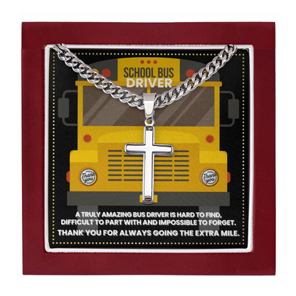 JGF Jewelry Gifts for Family School Bus Driver Appreciation Gifts For Men