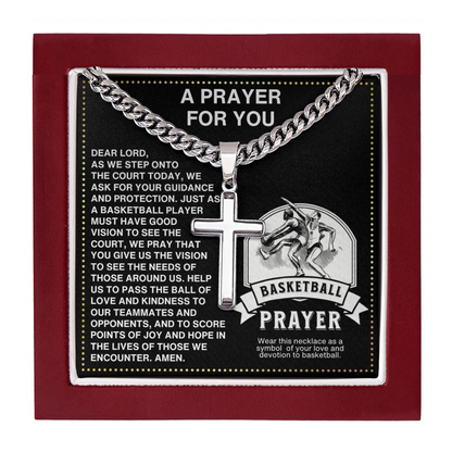 JGF Jewelry Gifts for Family Basketball Prayer