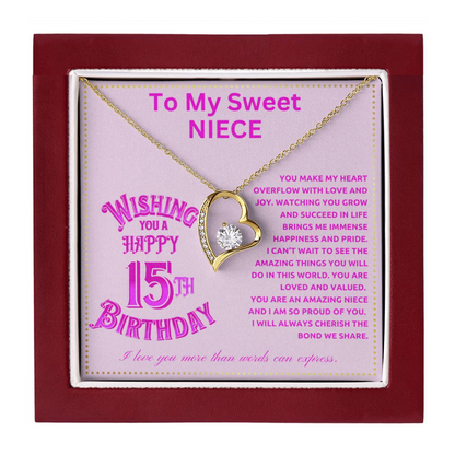 JGF Jewelry Gifts for Family Birthday Gifts for Niece From Aunt And Uncle