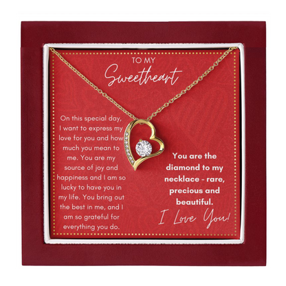 JGF Jewelry Gifts for Family To My Wife I Love You Necklace