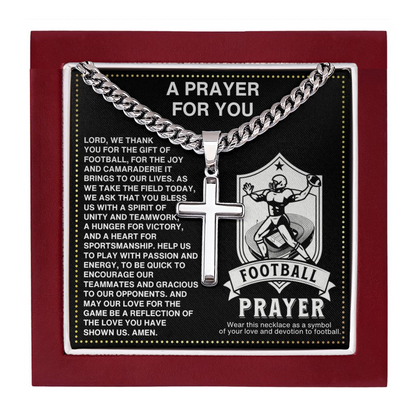 JGF Jewelry Gifts for Family Football Prayer