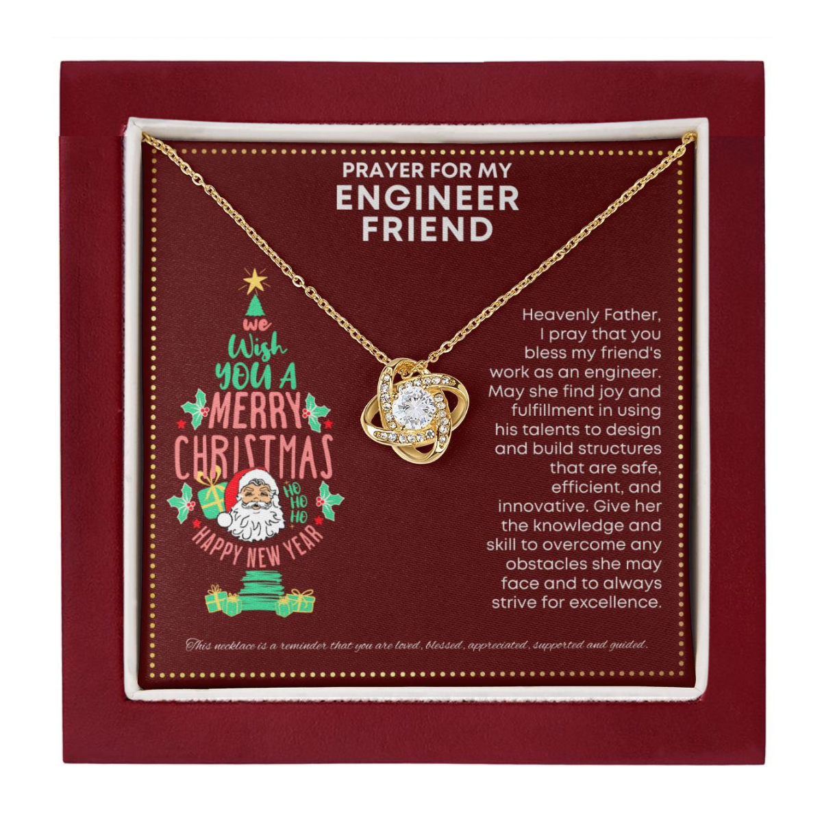 JGF Jewelry Gifts for Family Gift For Engineer Friend BFF Gifts For Women Female Adult Coworker