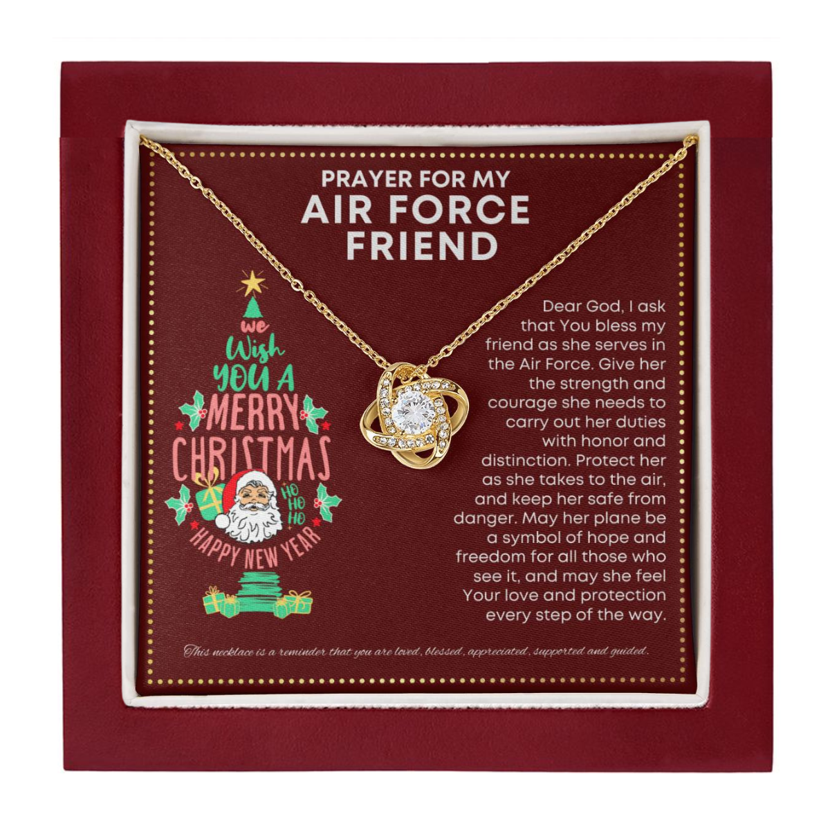 JGF Jewelry Gifts for Family I Love My Air Force Friend