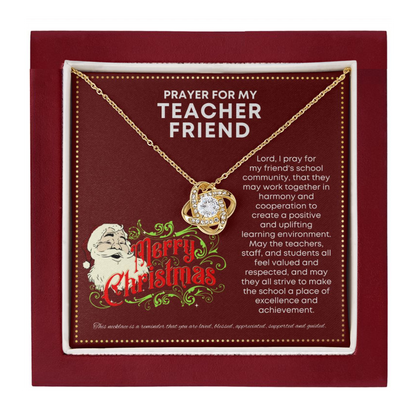 JGF Jewelry Gifts for Family Thank You Christmas Prayer For Gift For My New Teacher Friend