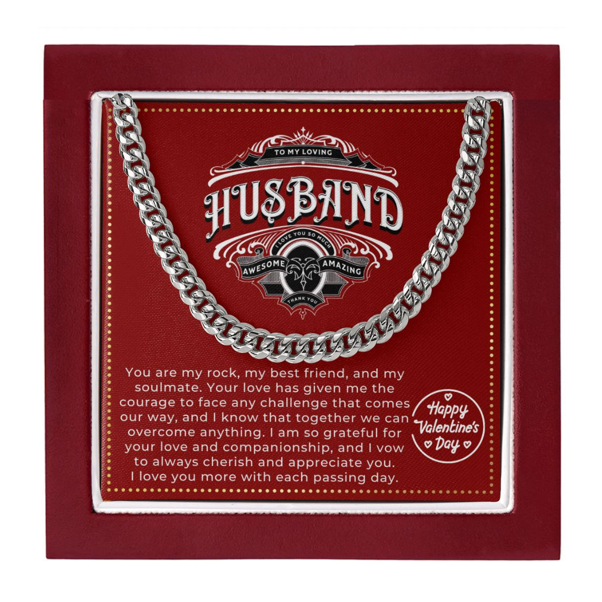 JGF Jewelry Gifts for Family Valentines Day Gifts For Him Husband