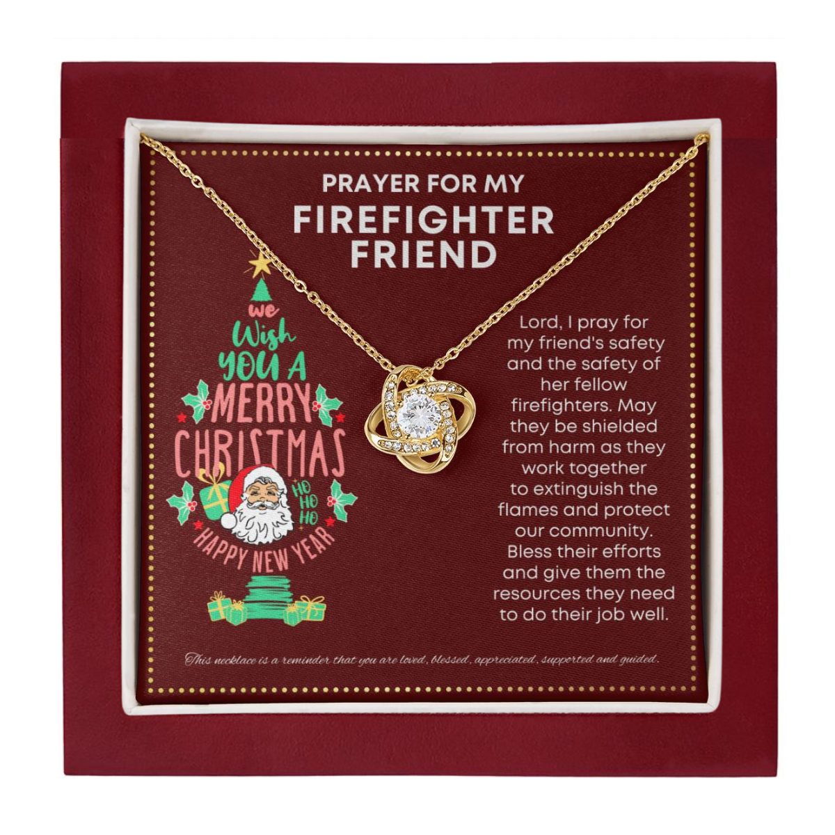 JGF Jewelry Gifts for Family Gift for Firefighter Friend