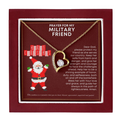 JGF Jewelry Gifts for Family Proud Military Friend Necklace For Her Women