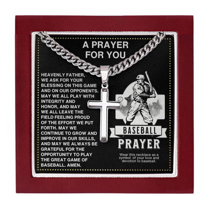 JGF Jewelry Gifts for Family Baseball Prayer